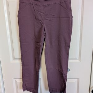 Alfred Dunner Plum Trousers